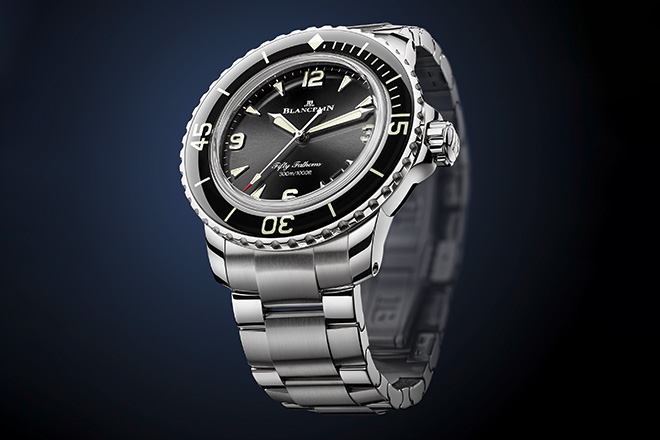 Blancpain Fifty Fathoms in polished steel