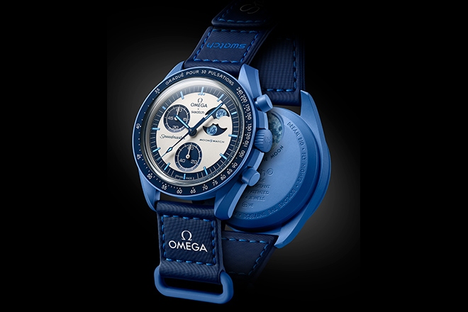 MoonSwatch MISSION TO THE SUPER BLUE MOONPHASE 