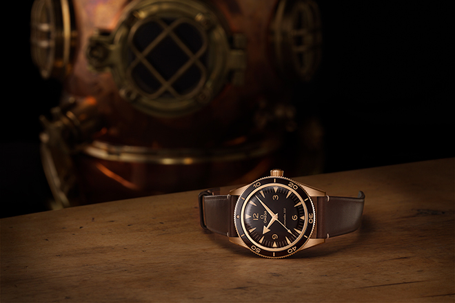 Omega Seamaster 300 - the Bronze Gold model