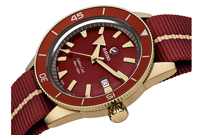 Rado Captain Cook Bronze Burgundy