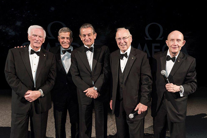 Omega and George Clooney at  Houston
