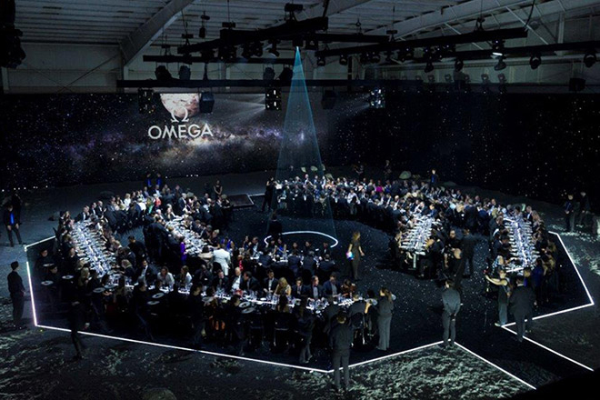 Omega and George Clooney at  Houston