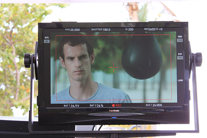Wimbledon Champion Andy Murray and the Rado HyperChrome
