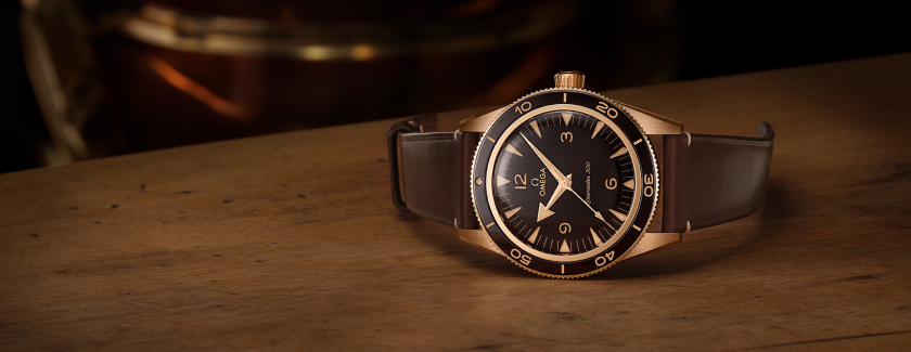 Omega Seamaster 300 - the Bronze Gold model