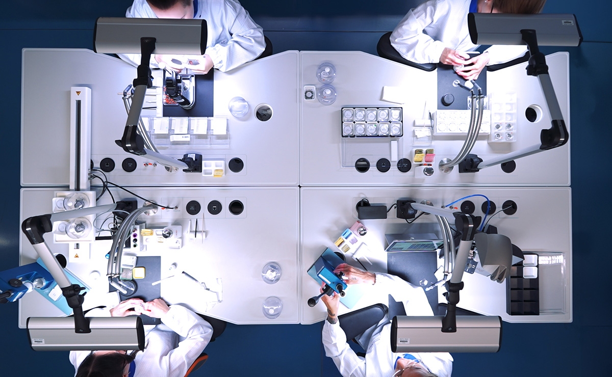 watchmakers assembling watches
