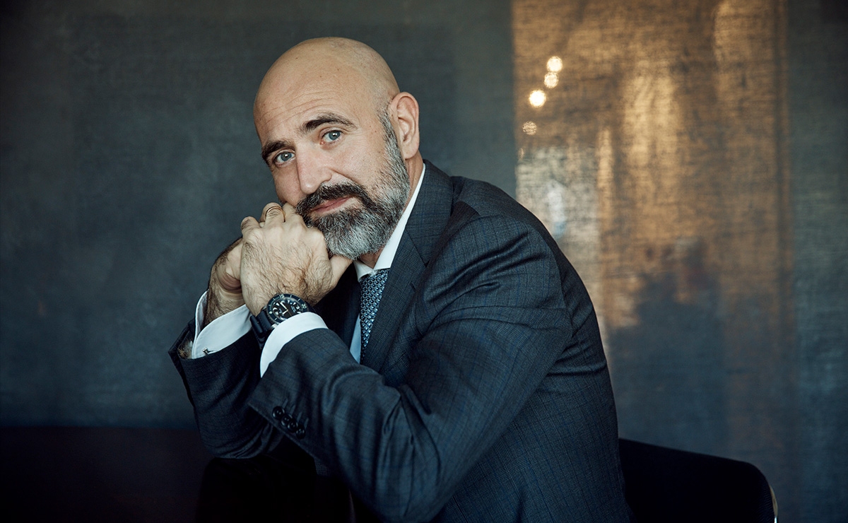 portrait picture Marc A. Hayek, President of the brands Breguet, Blancpain and Jaque Droz
