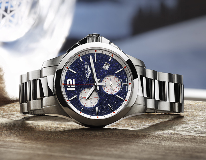 Conquest Chronograph by Mikaela Shiffrin