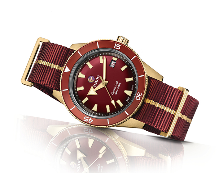 Rado Captain Cook Bronze Burgundy