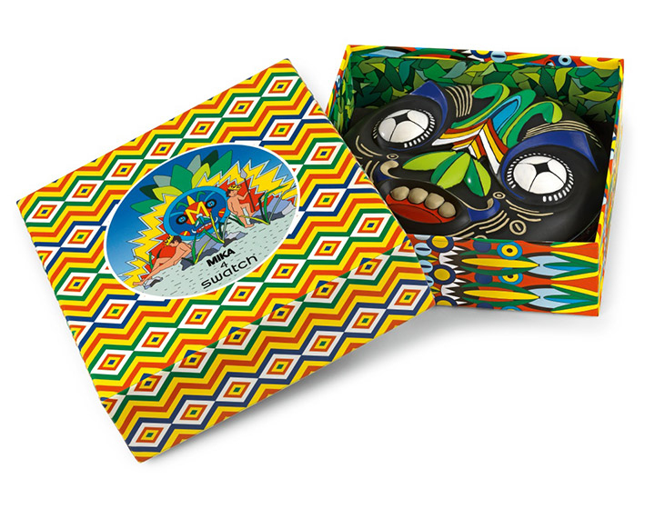 Une collaboration créative pour Swatch et Mika