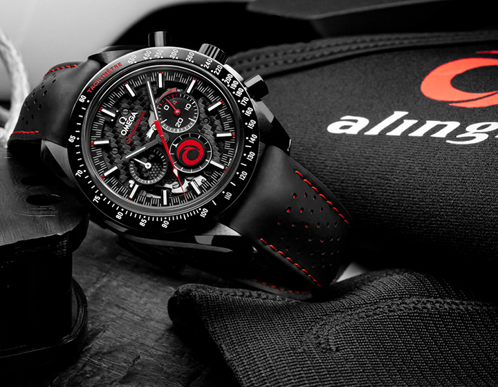 OMEGA e ALINGHI celebrano la loro partnership  con un nuovo Speedmaster