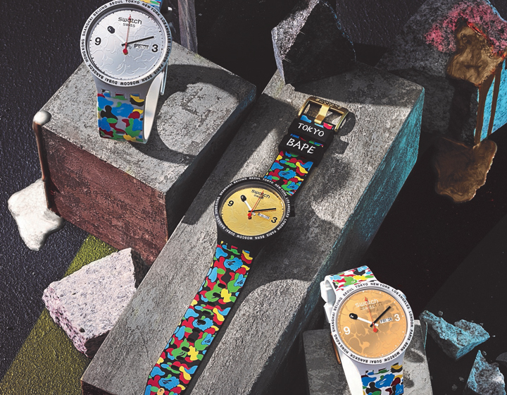 SWATCH X BAPE: UN TOCCO DI STREETWEAR AL POLSO